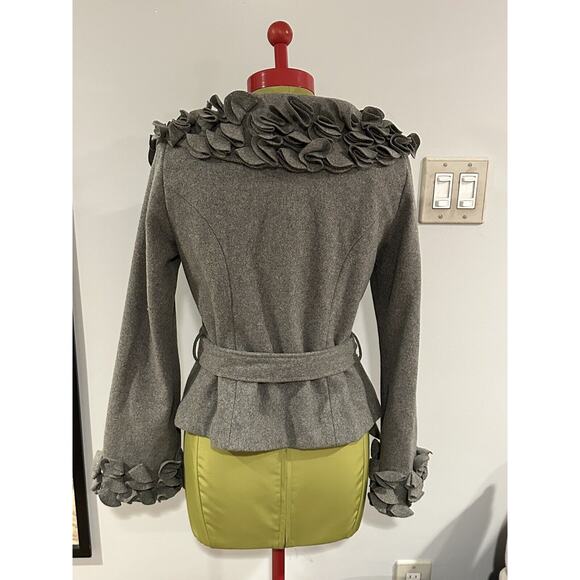 Saint Gil Paris Wool Blend Blazer Size S Gray - Picture 3 of 16